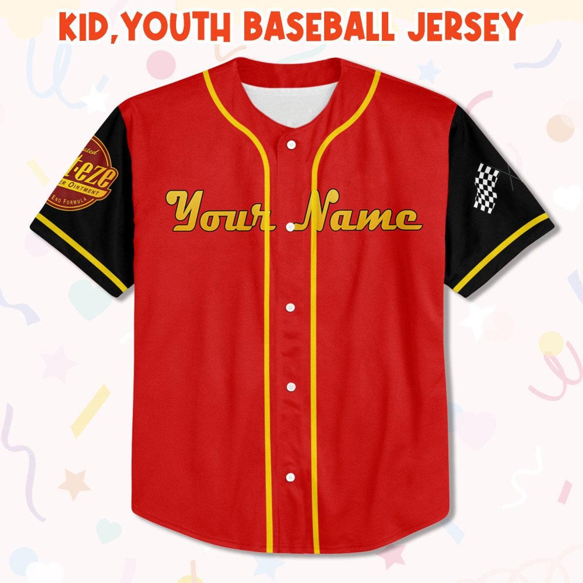 Mckenzieshoponline Cars Lightning Mcqueen I Am Speed Personalized Baseball Jersey For Fans - Image 3
