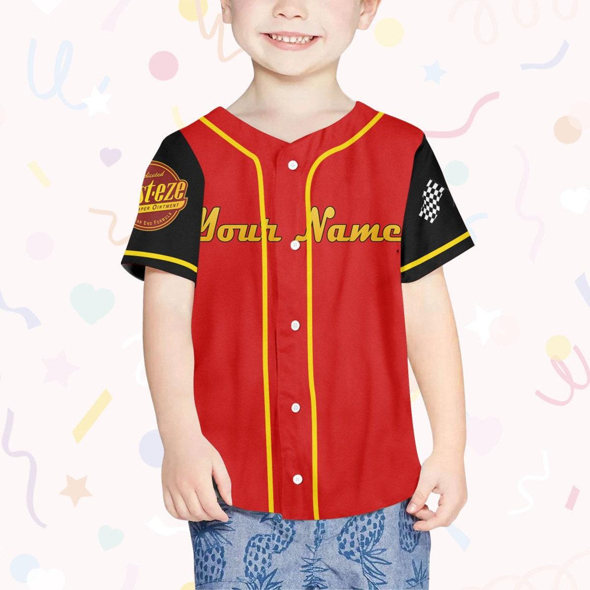 Mckenzieshoponline Cars Lightning Mcqueen I Am Speed Personalized Baseball Jersey For Fans - Image 5