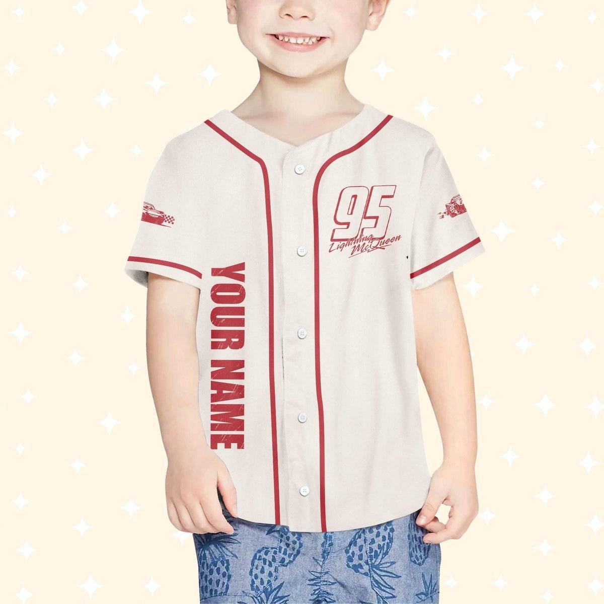 Mckenzieshoponline Cars Lightning Mcqueen Piston Cup Racing Series Personalized Baseball Jersey For Fans - Image 5