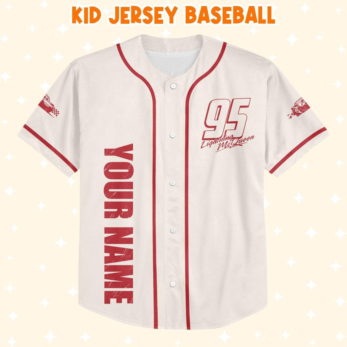 Mckenzieshoponline Cars Lightning Mcqueen Piston Cup Racing Series Personalized Baseball Jersey For Fans - Image 3
