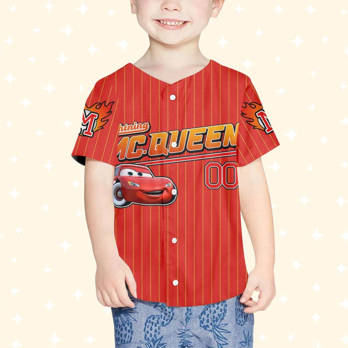 Mckenzieshoponline Cars Mc Queen Red Lightning Mcqueen Personalized Baseball Jersey For Fans - Image 5