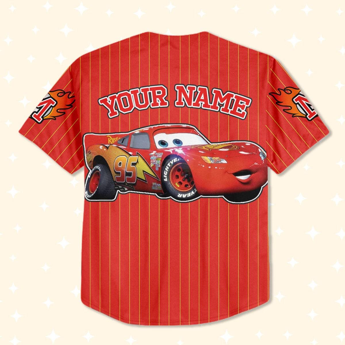 Mckenzieshoponline Cars Mc Queen Red Lightning Mcqueen Personalized Baseball Jersey For Fans - Image 4