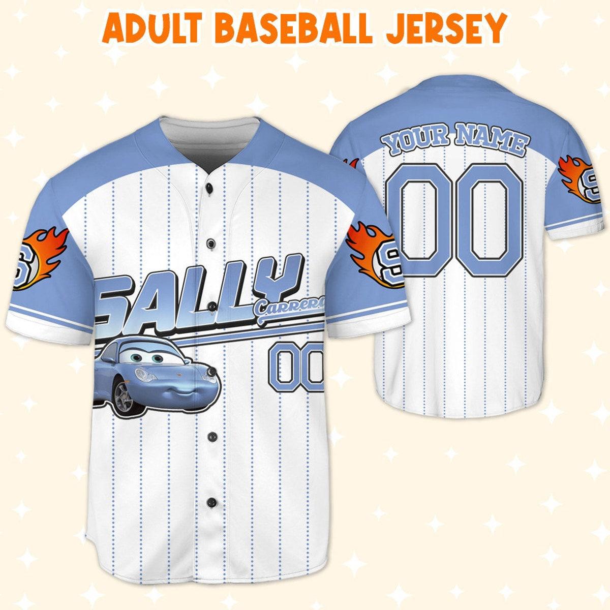 Mckenzieshoponline Cars Sally Blue Personalized Baseball Jersey For Fans - Image 6