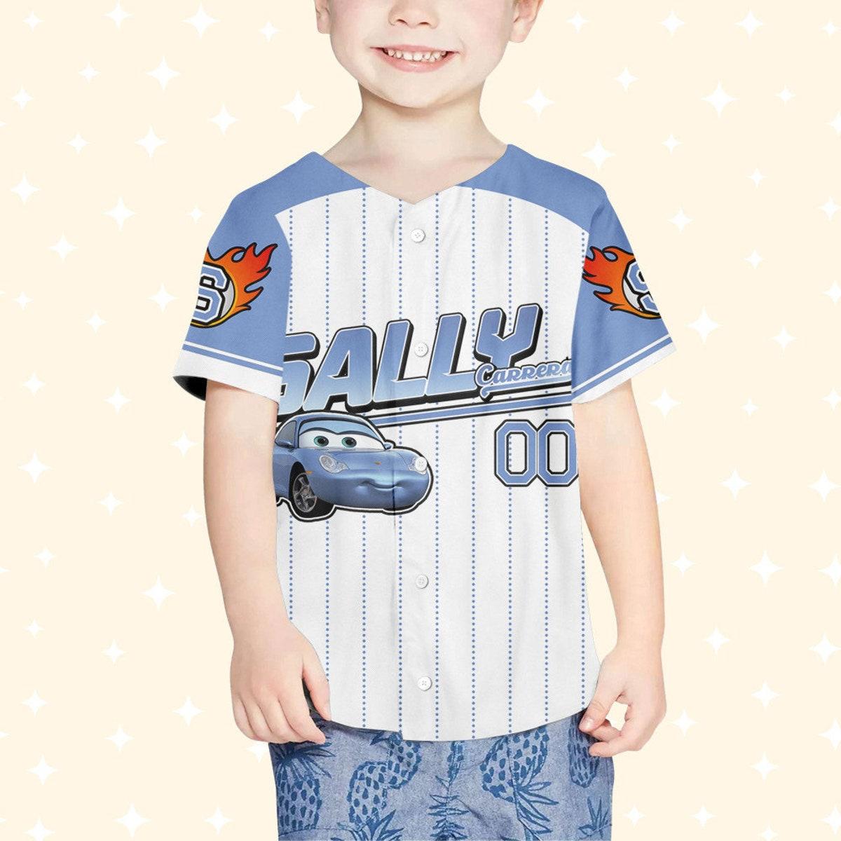 Mckenzieshoponline Cars Sally Blue Personalized Baseball Jersey For Fans - Image 5
