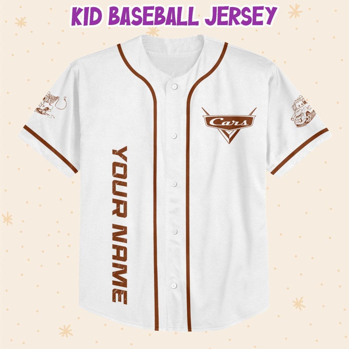 Mckenzieshoponline Cars Tow Mater Piston Cup Racing Series Disney Personalized Baseball Jersey For Fans - Image 3