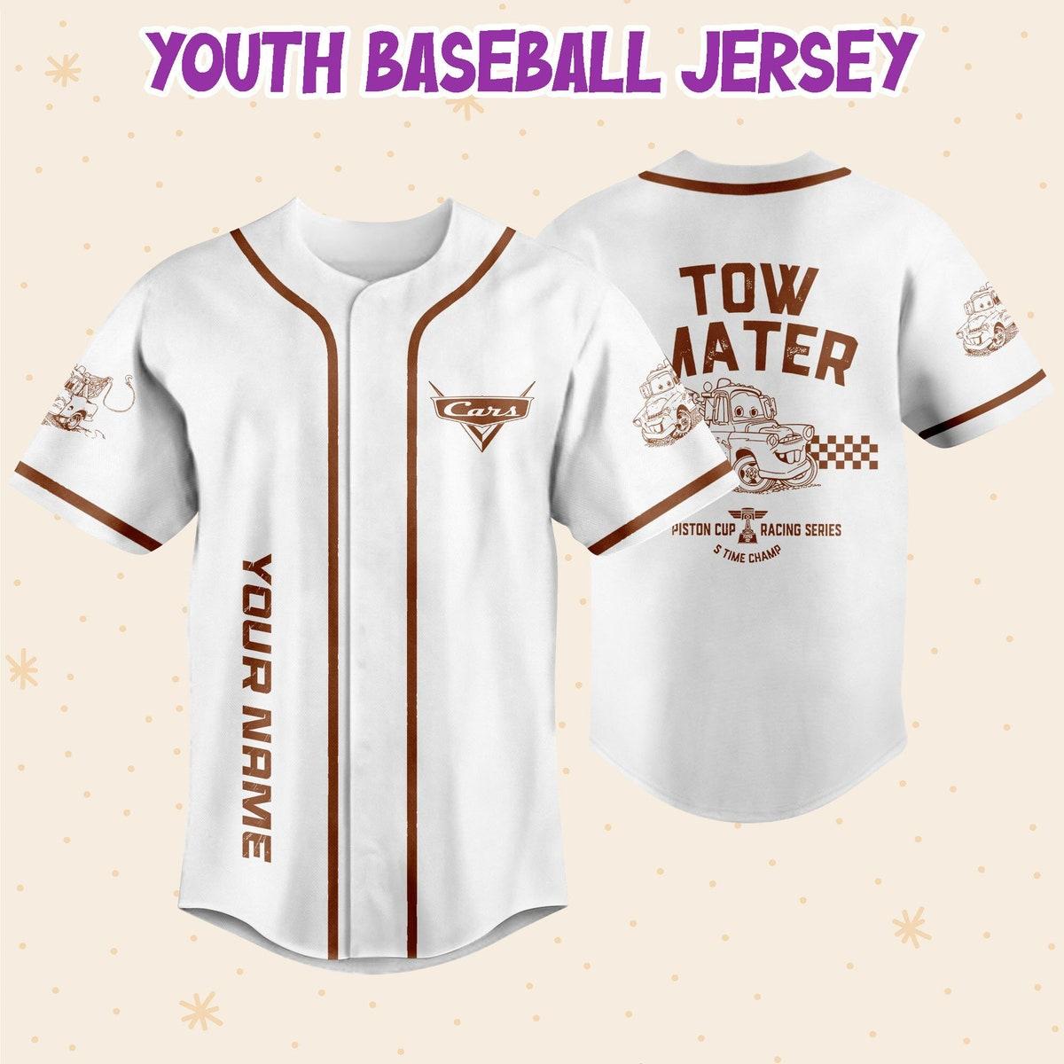 Mckenzieshoponline Cars Tow Mater Piston Cup Racing Series Personalized Baseball Jersey For Fans - Image 6
