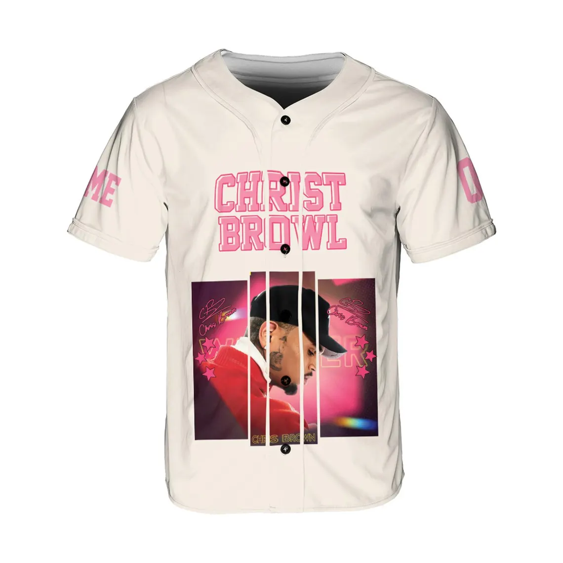 Mckenzieshoponline Chris Brown x Breezy Bowl XX Personalized Baseball Jersey For Fans - Image 3