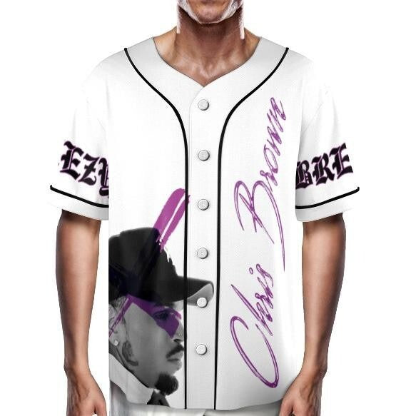 Mckenzieshoponline Chris Brown x Breezy Bowl XX Personalized Baseball Jersey For Fans - Image 4