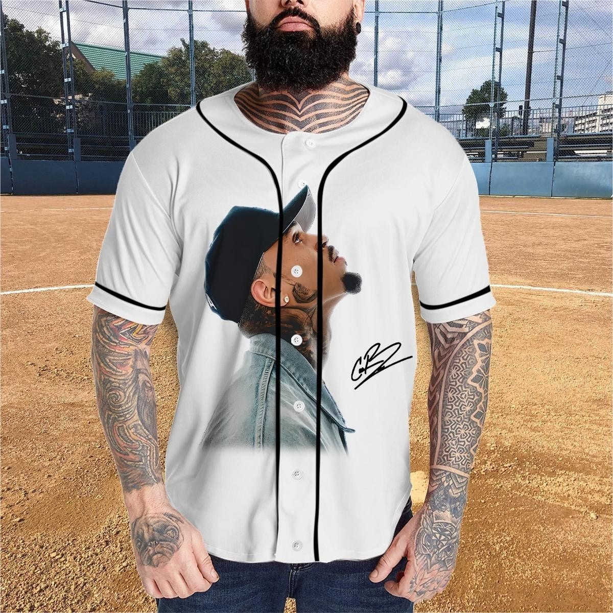 Mckenzieshoponline Chris Brown x Breezy Bowl XX Personalized Baseball Jersey For Fans - Image 3