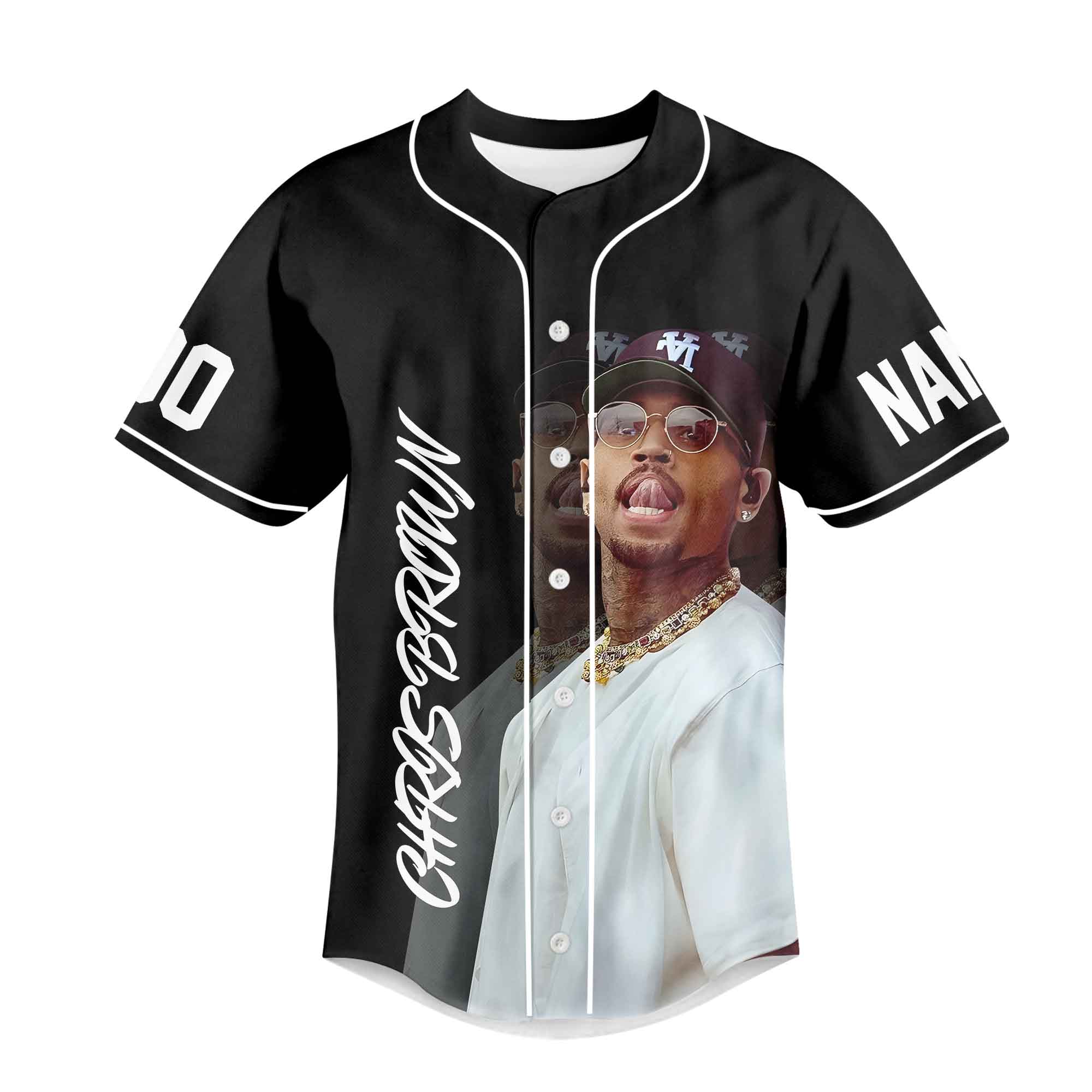 Mckenzieshoponline Chris Brown x Breezy Bowl XX Personalized Baseball Jersey For Fans - Image 2