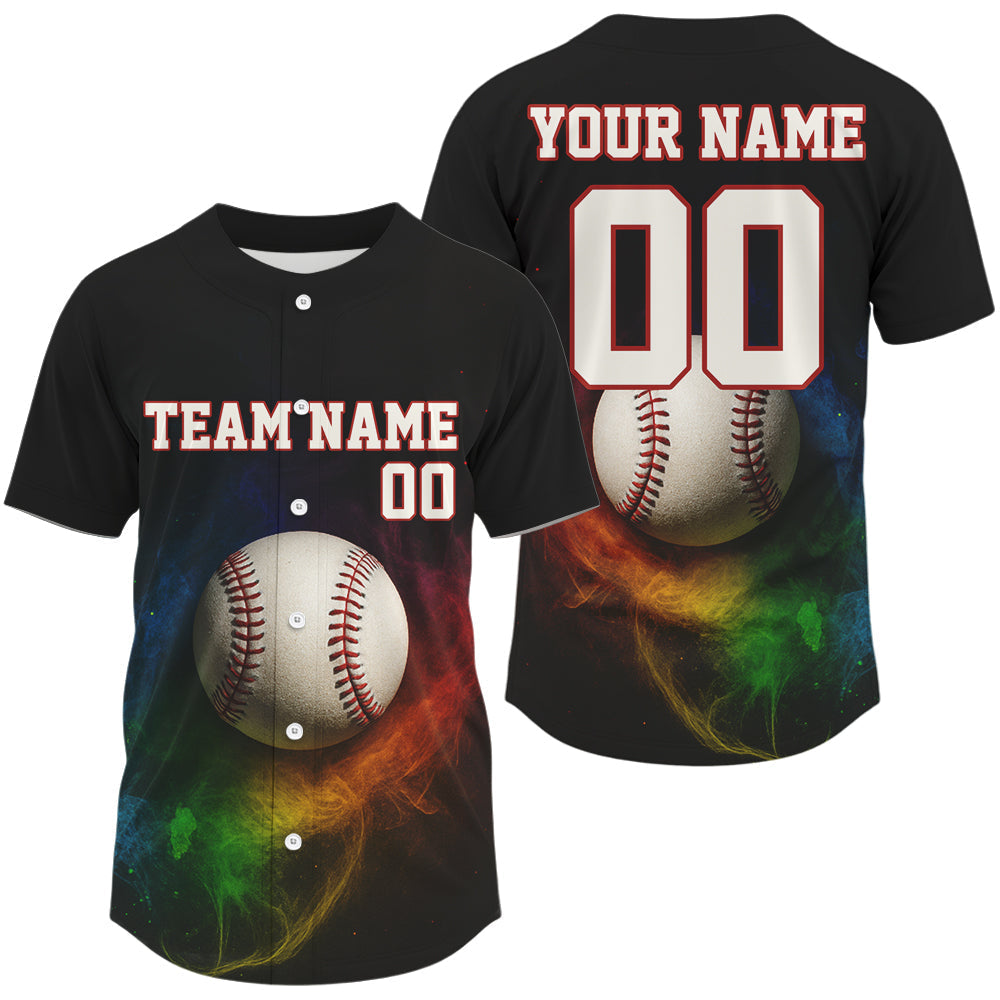 Mckenzieshoponline Colorful Personalized Baseball Jersey For Fans