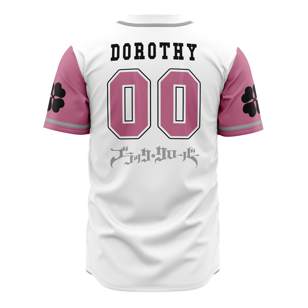 Mckenzieshoponline Coral Peacocks Black Clover Personalized Baseball Jersey For Fans - Image 3