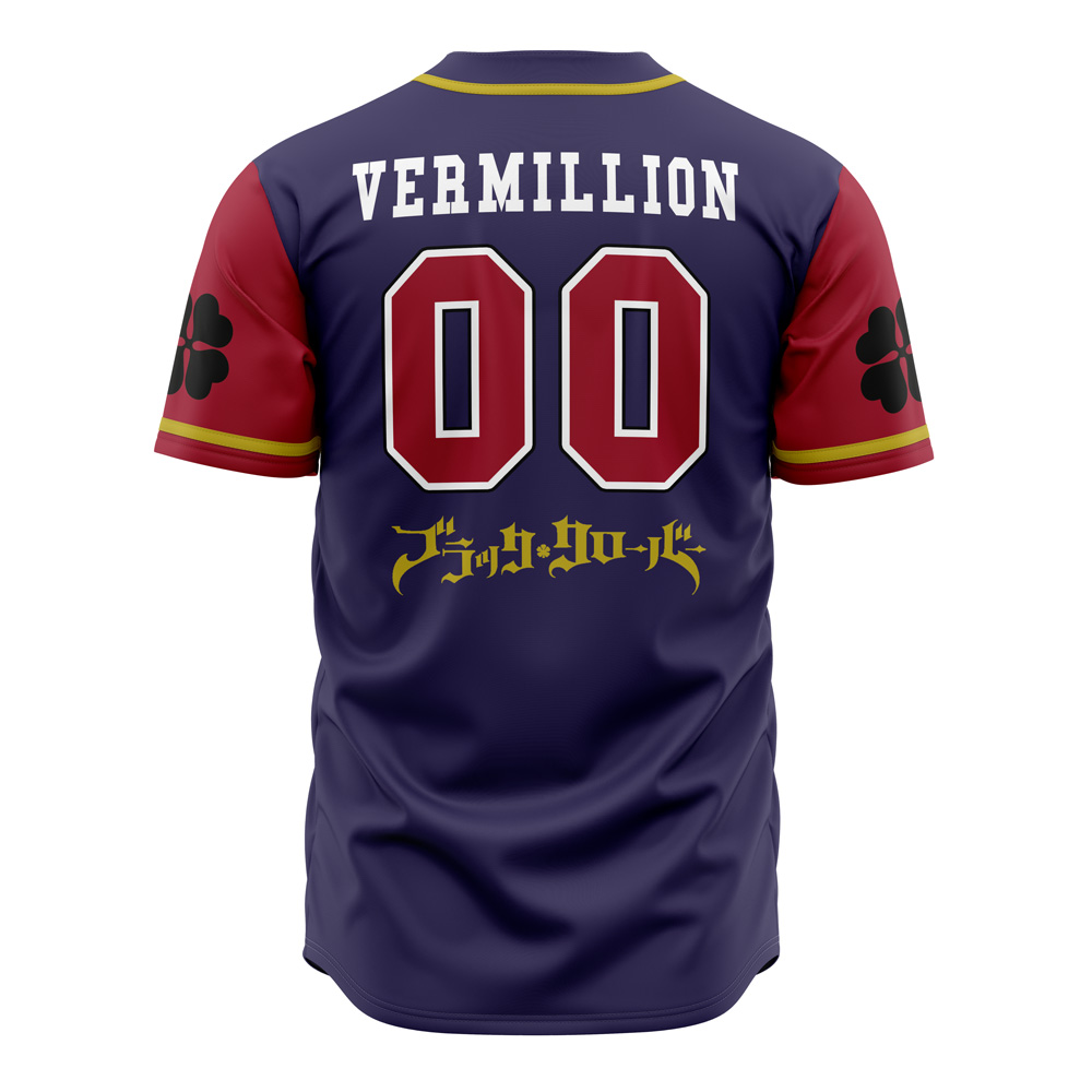 Mckenzieshoponline Crimson Lions Black Clover Personalized Baseball Jersey For Fans - Image 3