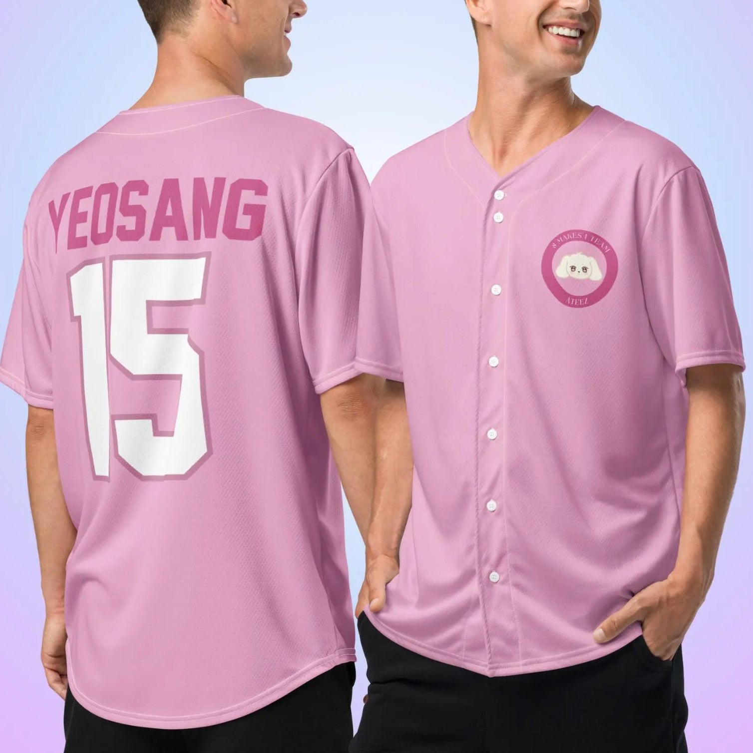 Mckenzieshoponline Cute Ateez Tour Personalized Baseball Jersey For Fans - Image 2