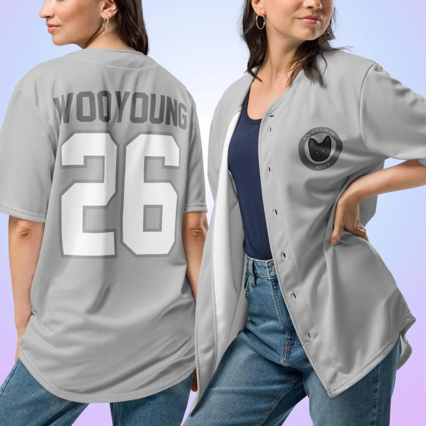 Mckenzieshoponline Cute Ateez Tour Personalized Baseball Jersey For Fans - Image 7