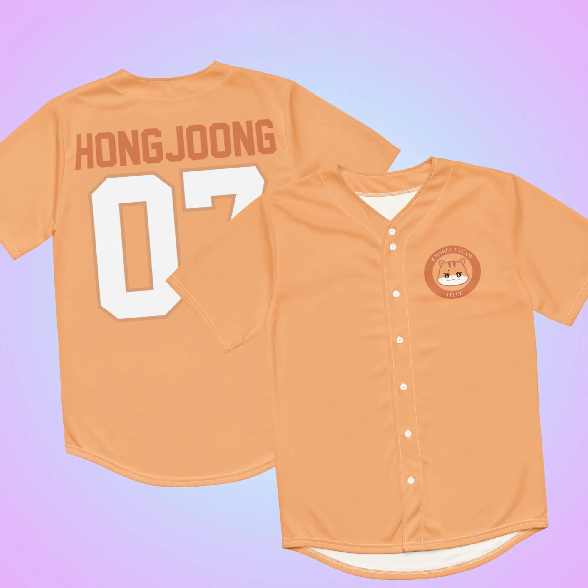 Mckenzieshoponline Cute Ateez Tour Personalized Baseball Jersey For Fans - Image 3