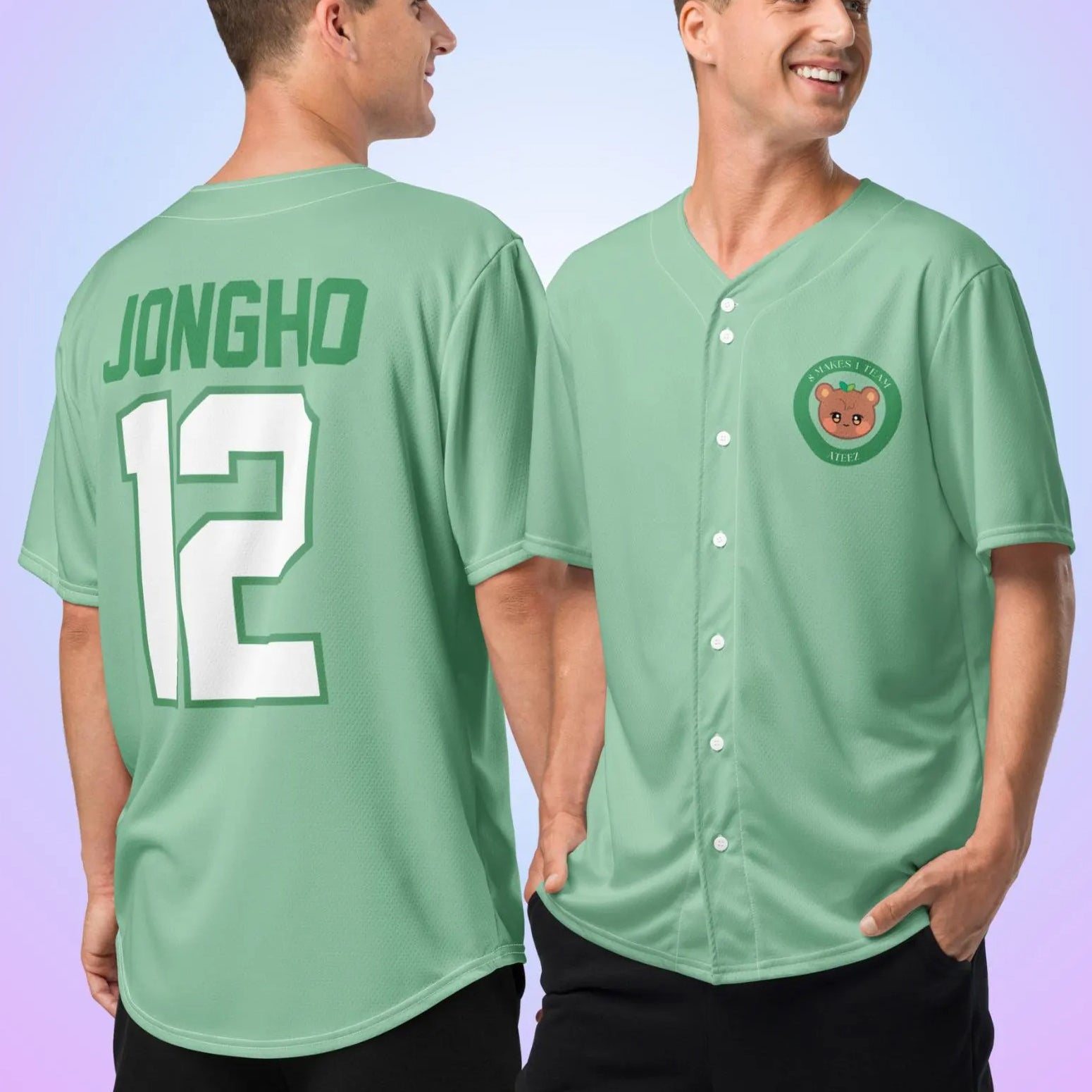 Mckenzieshoponline Cute Ateez Tour Personalized Baseball Jersey For Fans - Image 8