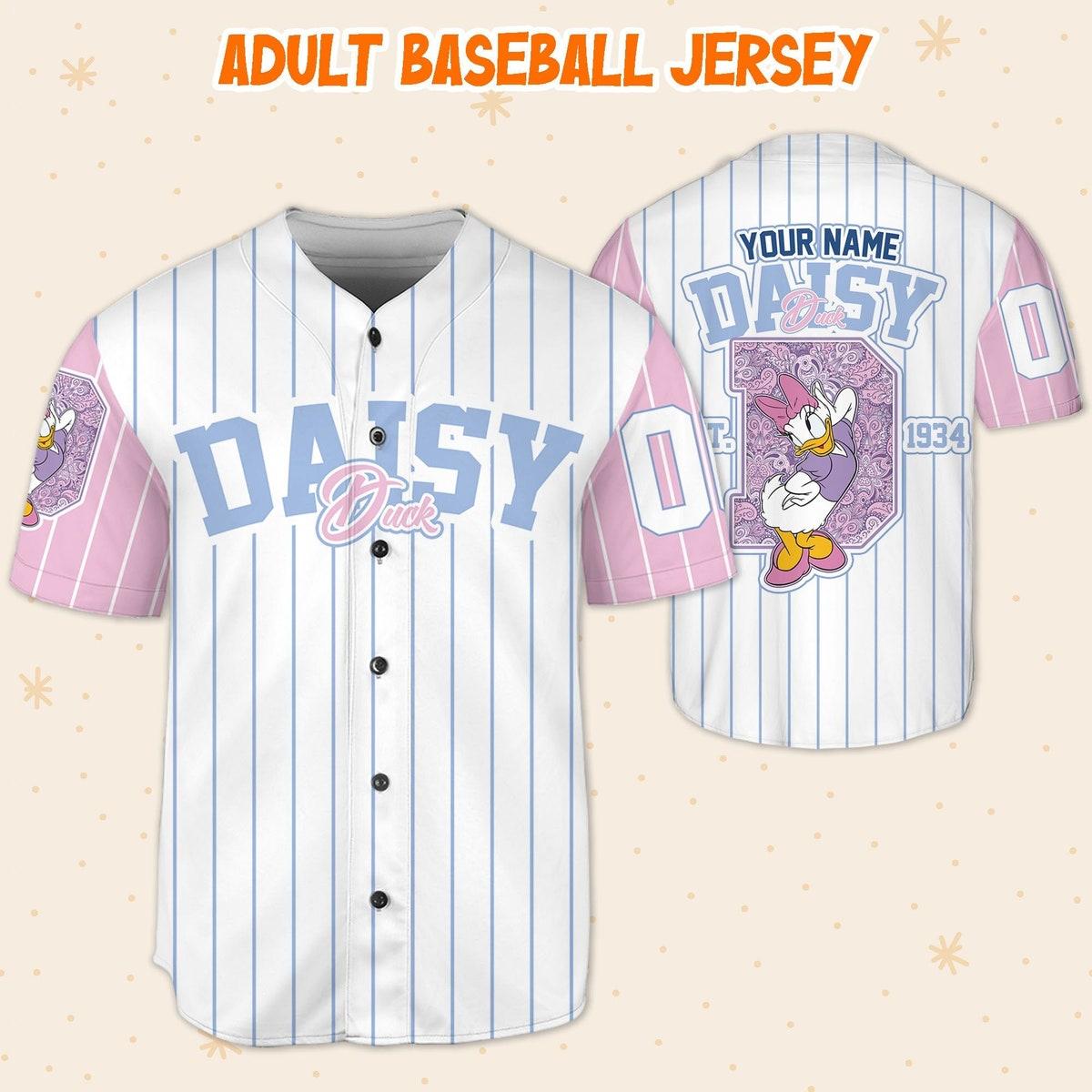 Mckenzieshoponline Cute D Daisy Duck 1934 Personalized Baseball Jersey For Fans - Image 6