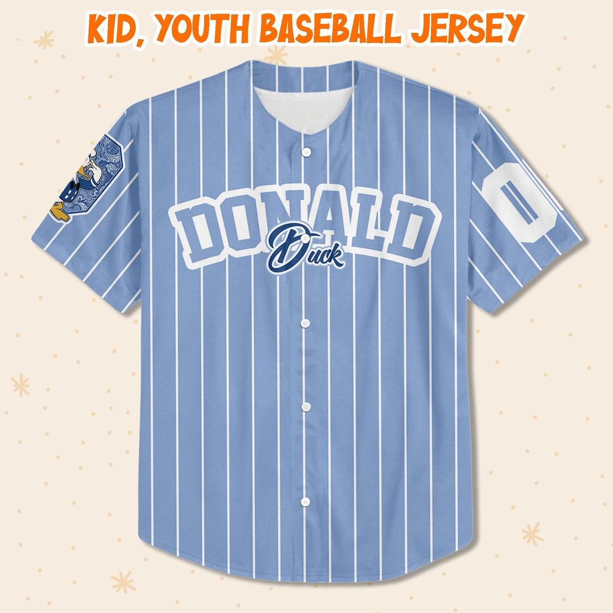 Mckenzieshoponline Cute D Donald Duck 1934 Disney Personalized Baseball Jersey For Fans - Image 3