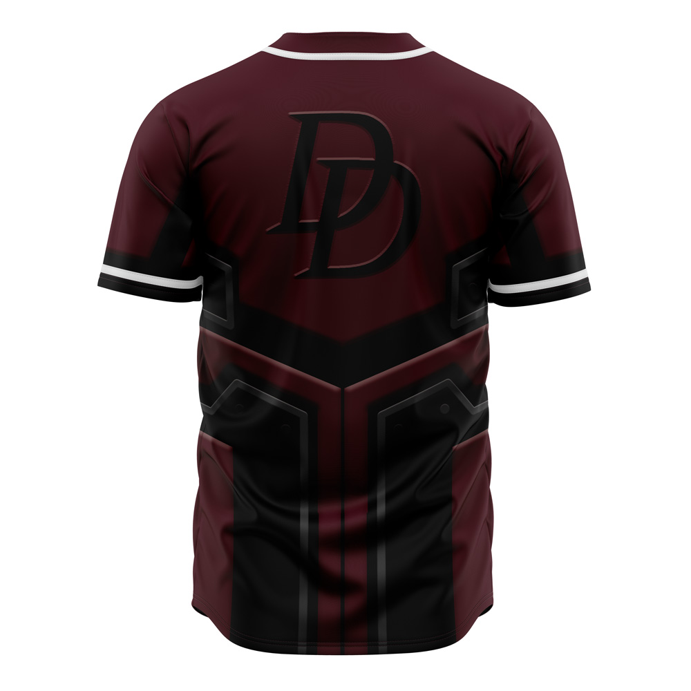 Mckenzieshoponline Daredevil Cosplay Marvel Personalized Baseball Jersey For Fans - Image 3