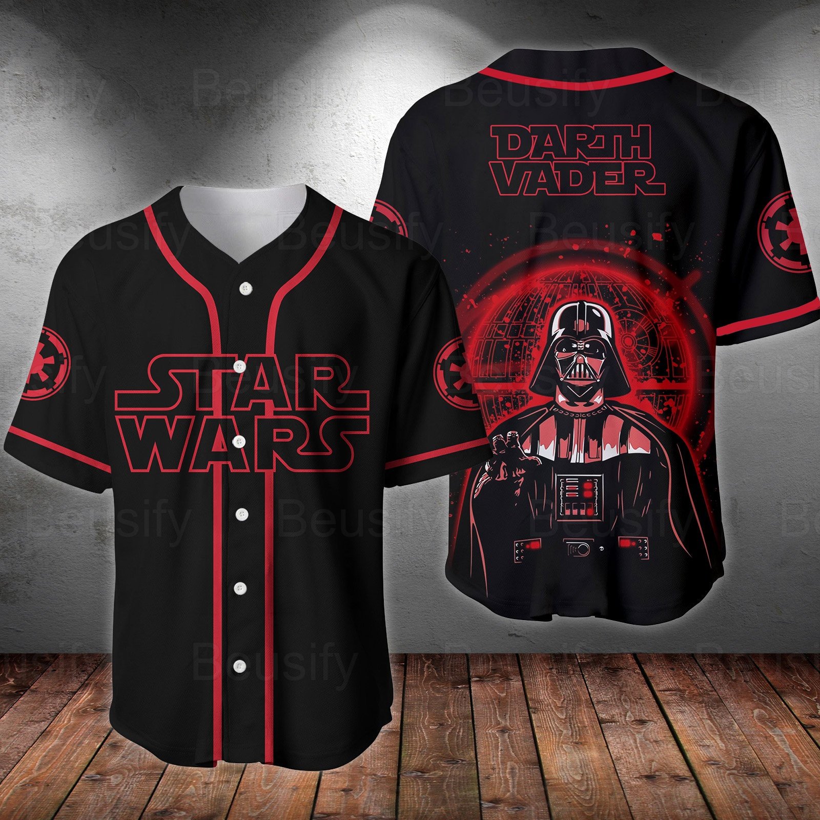 Jerseytrend Darth Vader Star Wars Personalized Baseball Jersey For Fans