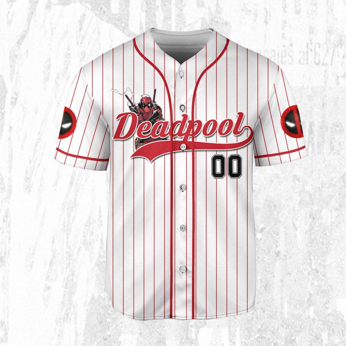 Mckenzieshoponline Deadpool Grenade Wolverine And Deadpool Personalized Baseball Jersey For Fans - Image 4