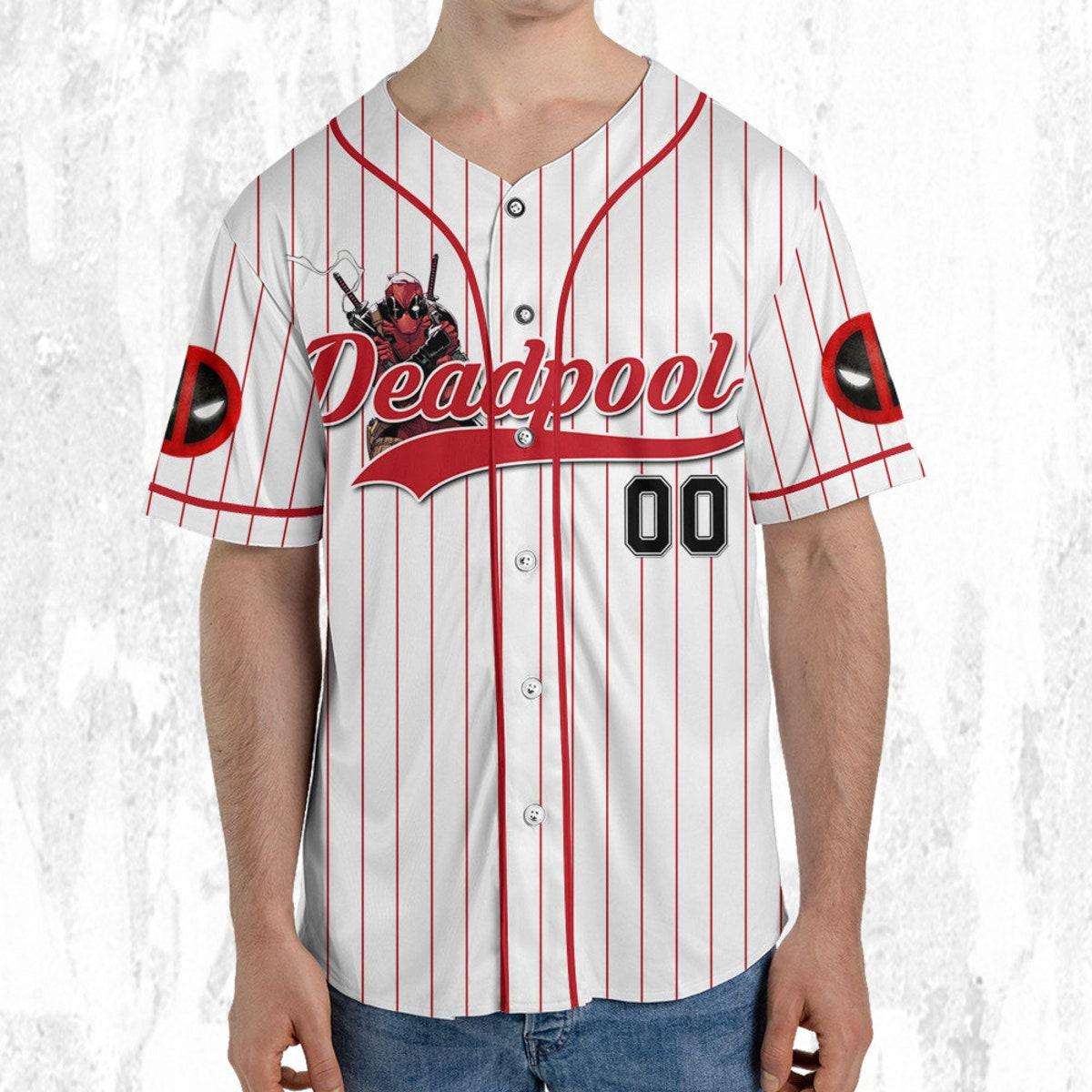 Mckenzieshoponline Deadpool Grenade Wolverine And Deadpool Personalized Baseball Jersey For Fans - Image 6