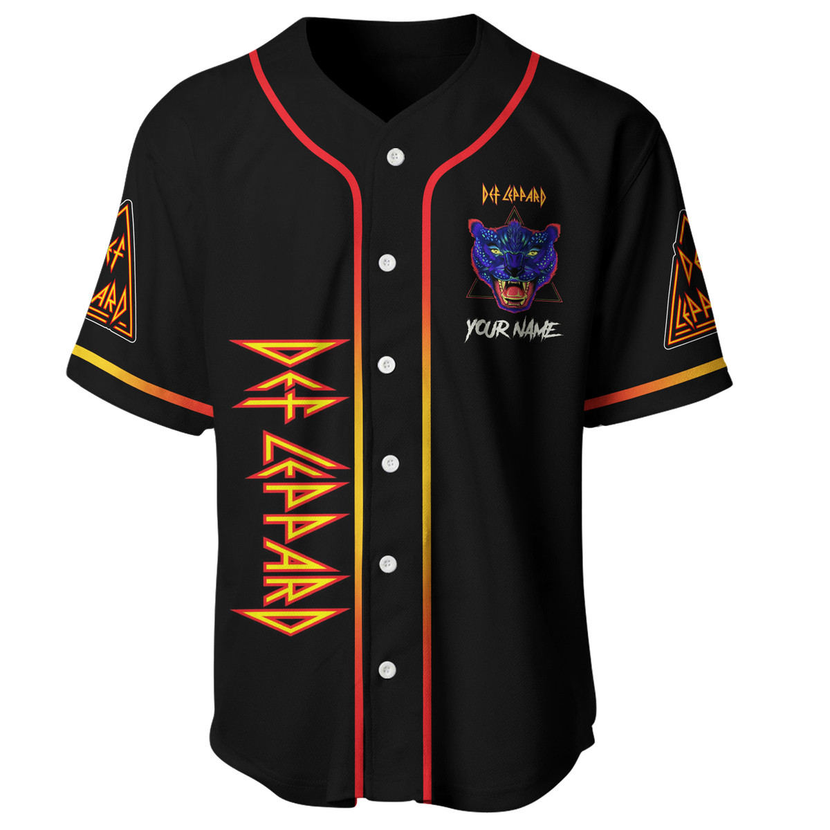 Jerseytrend Def Leppard Band Personalized Baseball Jersey For Fans - Image 5