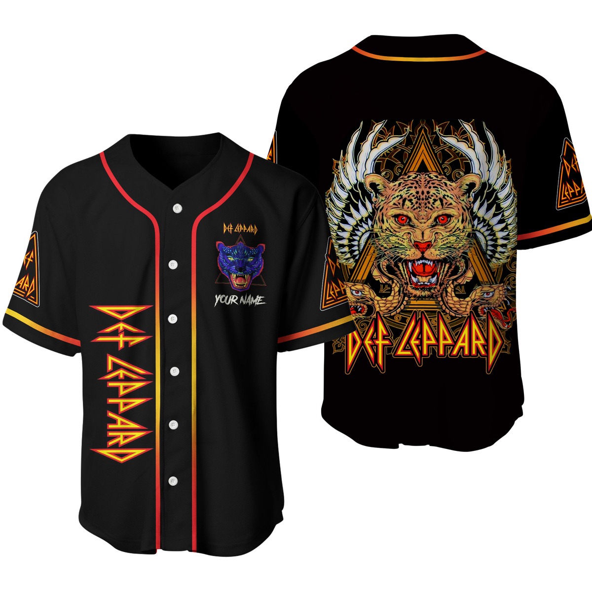 Jerseytrend Def Leppard Band Personalized Baseball Jersey For Fans - Image 3