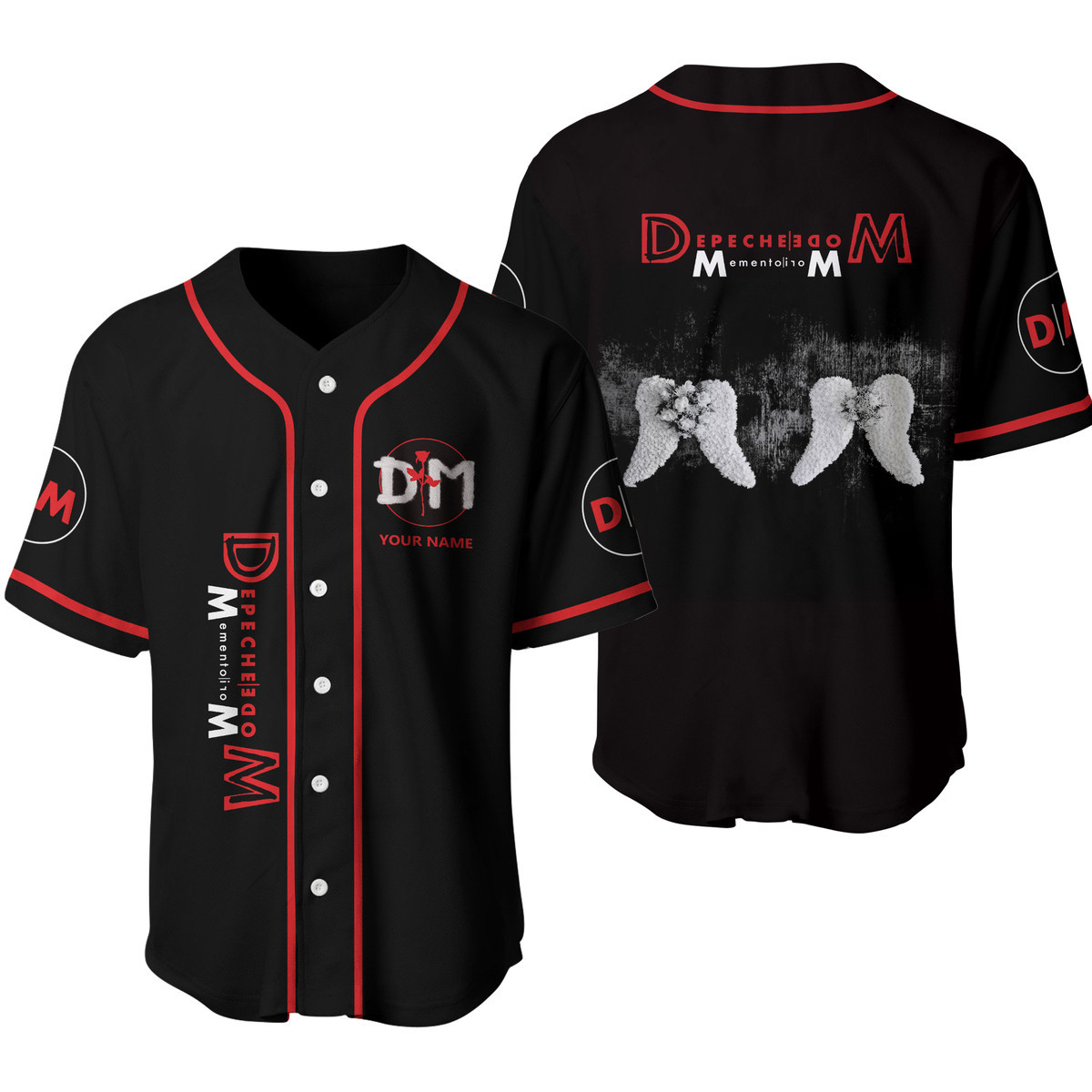 Jerseytrend Depeche Mode Memento Mori Personalized Baseball Jersey For Fans - Image 3
