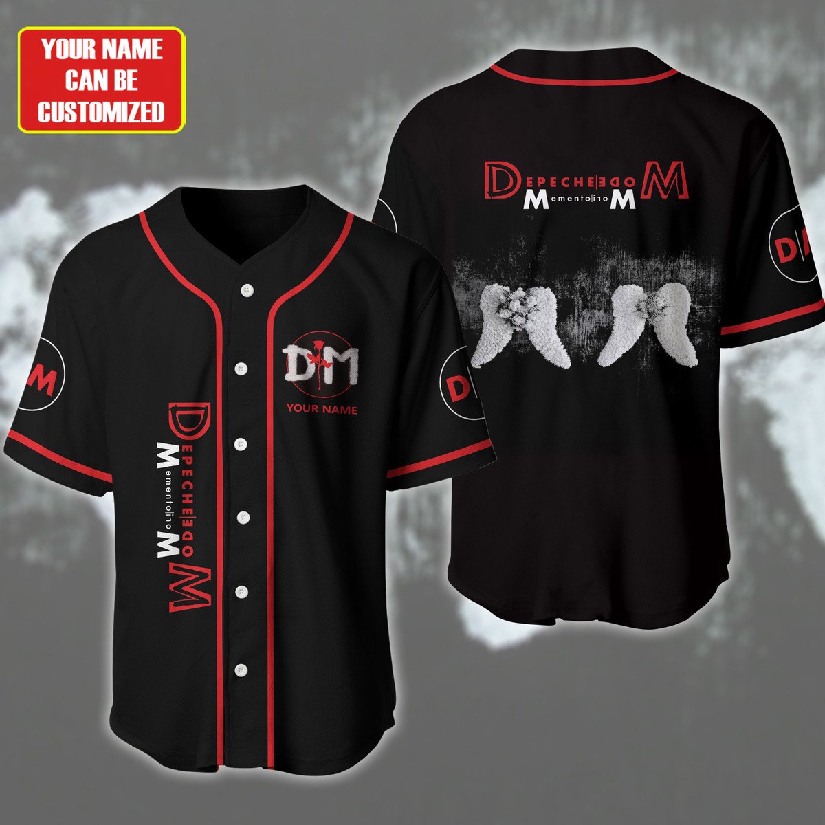 Jerseytrend Depeche Mode Memento Mori Personalized Baseball Jersey For Fans