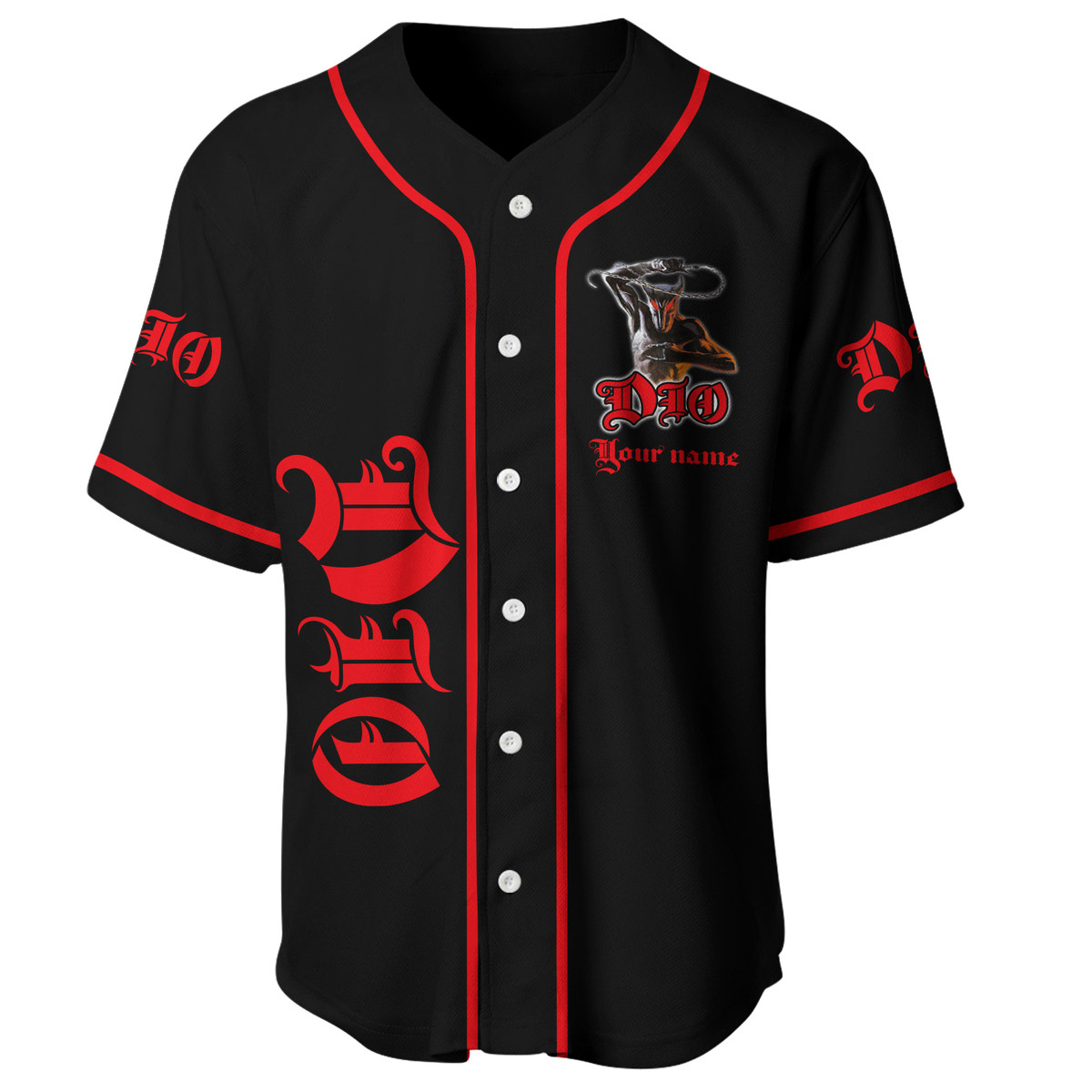 Jerseytrend Dio Band Holy Diver Personalized Baseball Jersey For Fans - Image 5