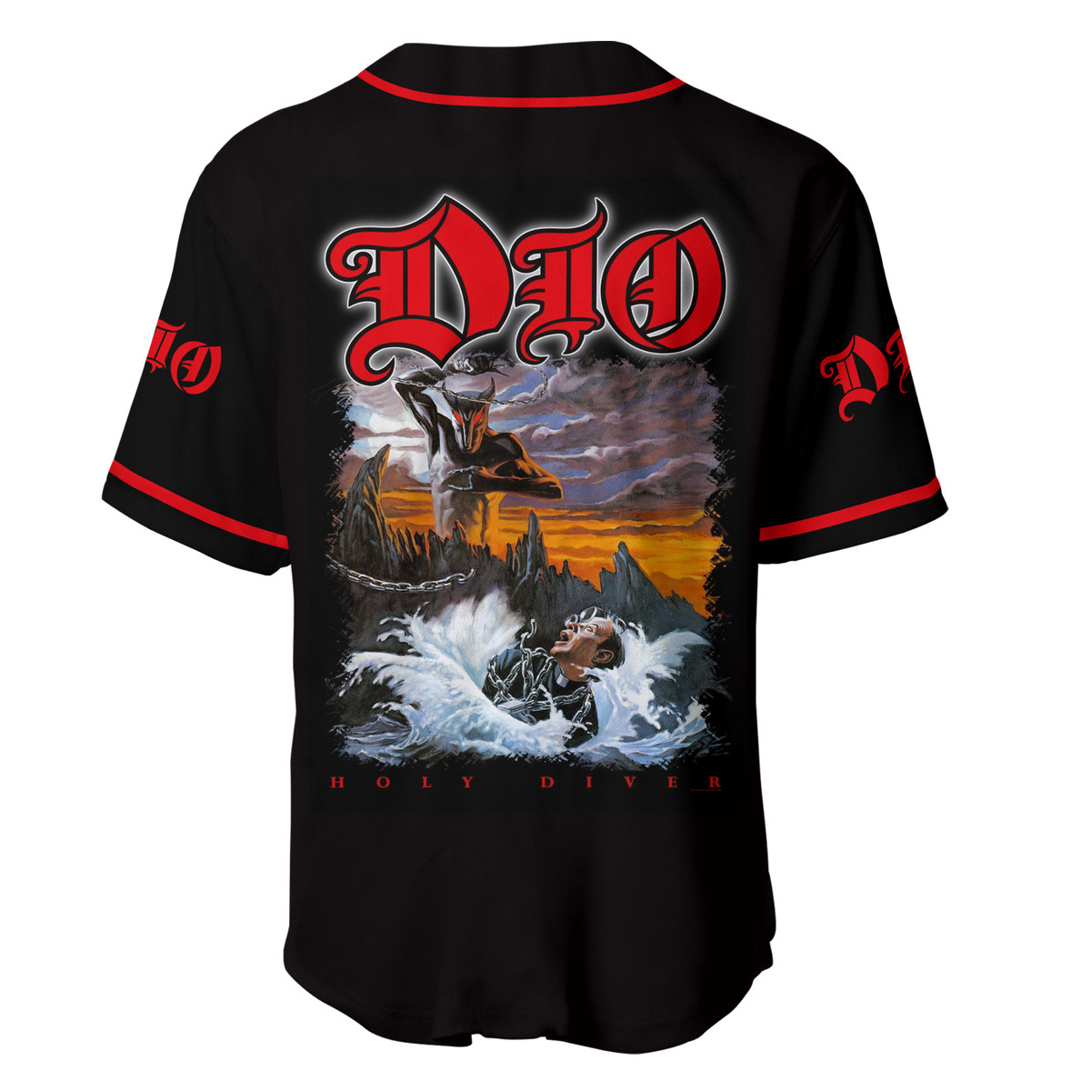 Jerseytrend Dio Band Holy Diver Personalized Baseball Jersey For Fans - Image 4