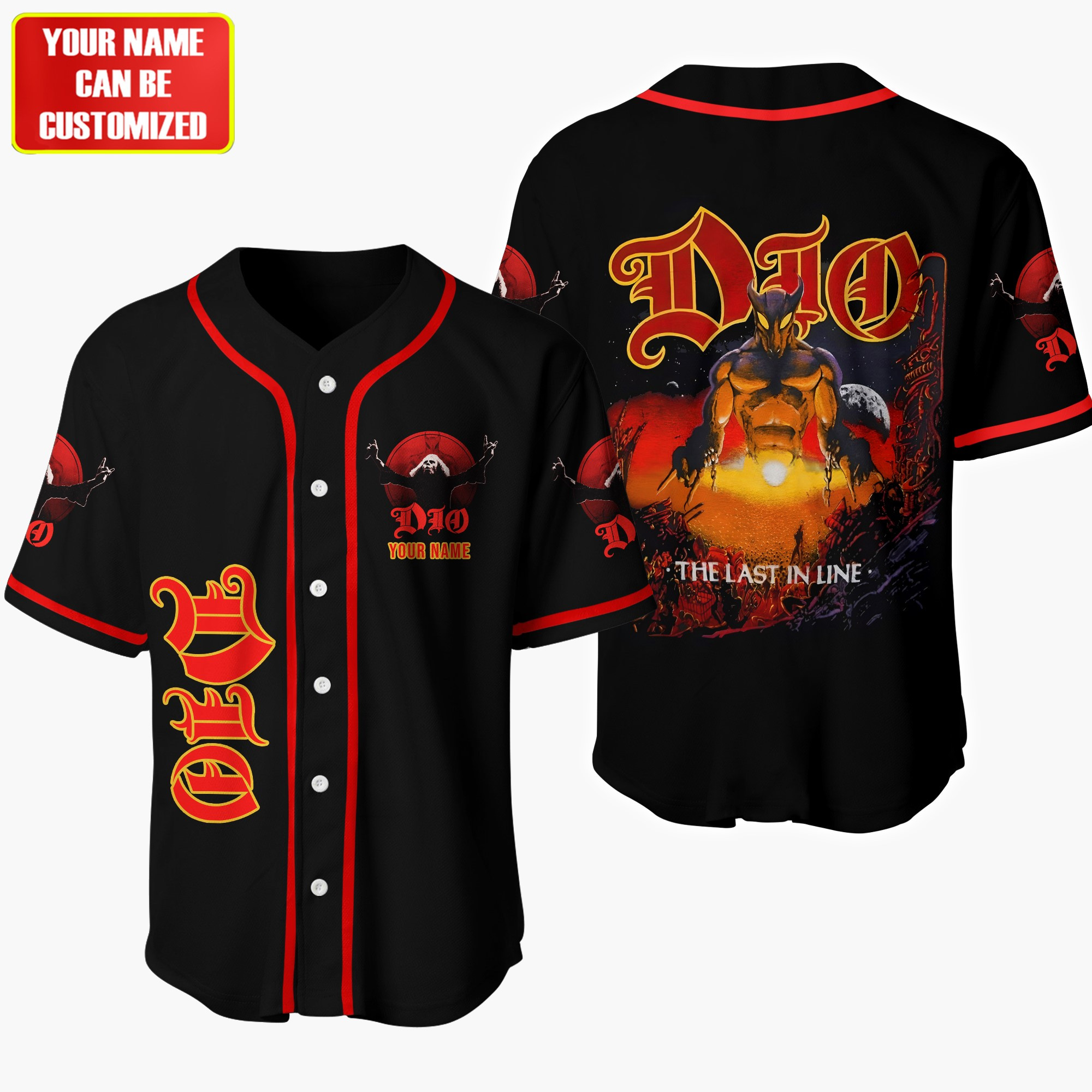 Jerseytrend Dio Band The Last In Line Personalized Baseball Jersey For Fans - Image 4