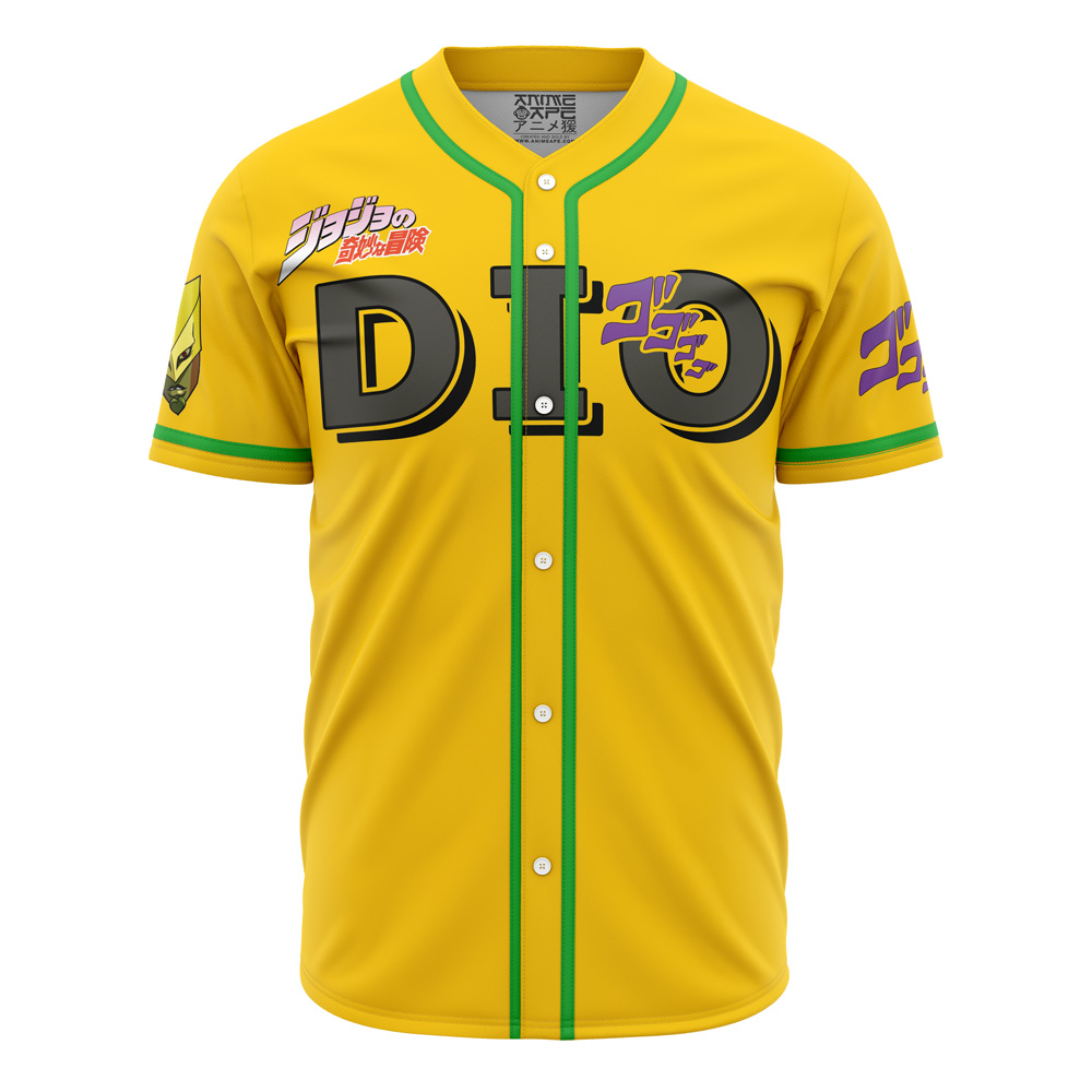 Mckenzieshoponline Dio Jojos Bizarre Adventure Personalized Baseball Jersey For Fans