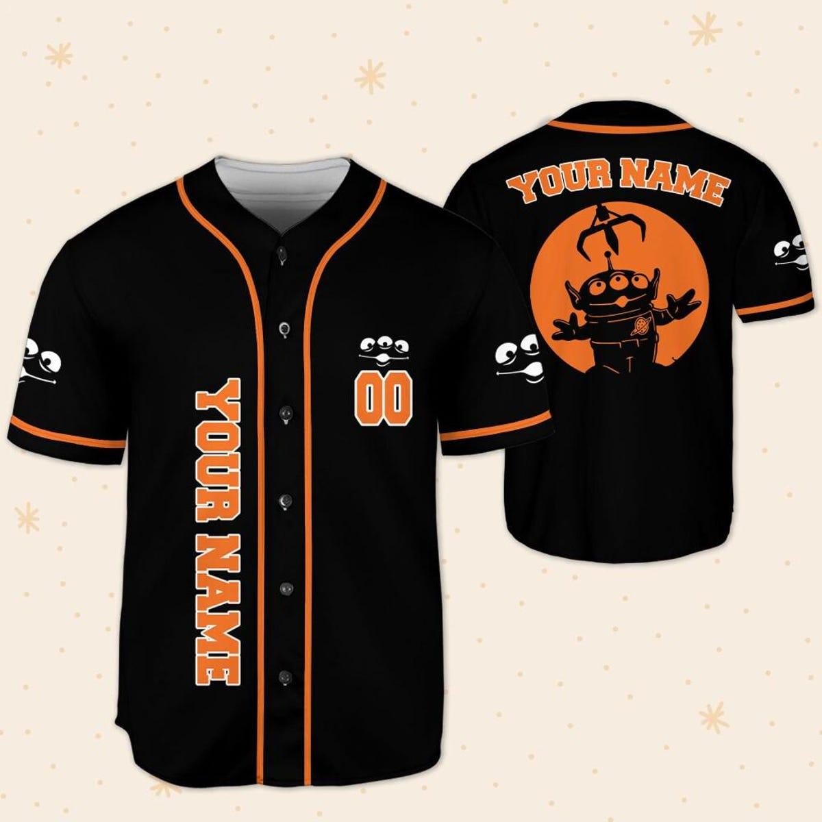 Mckenzieshoponline Disney Alien Claw Machine Halloween Personalized Baseball Jersey For Fans - Image 6