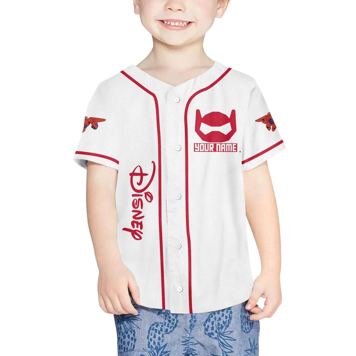 Mckenzieshoponline Disney Big Hero 6 Baymax In Armor Personalized Baseball Jersey For Fans - Image 5