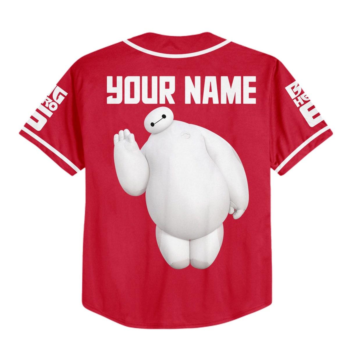 Mckenzieshoponline Disney Big Hero 6 Baymax Personalized Baseball Jersey For Fans - Image 4