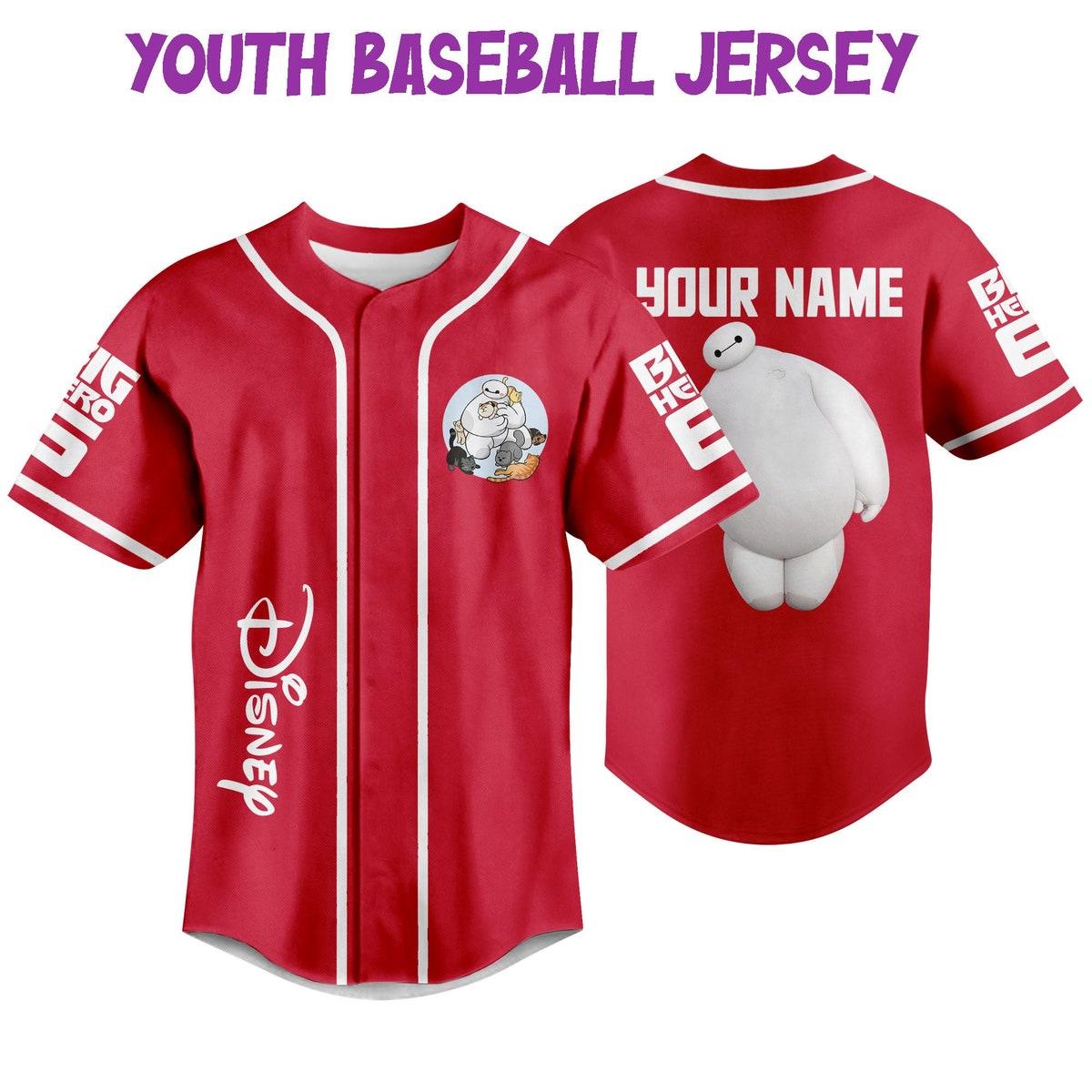 Mckenzieshoponline Disney Big Hero 6 Baymax Personalized Baseball Jersey For Fans - Image 6