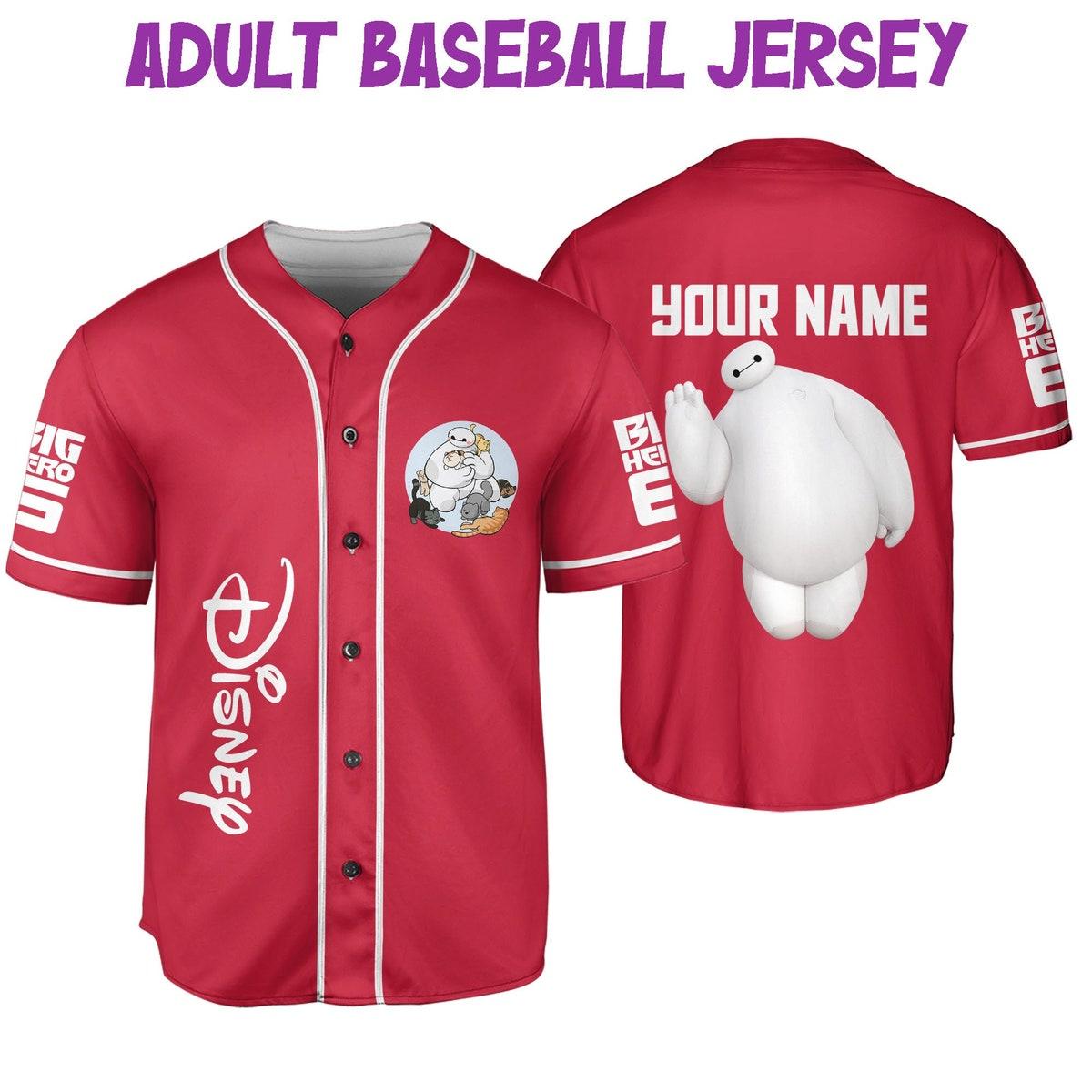 Mckenzieshoponline Disney Big Hero 6 Baymax Personalized Baseball Jersey For Fans - Image 7