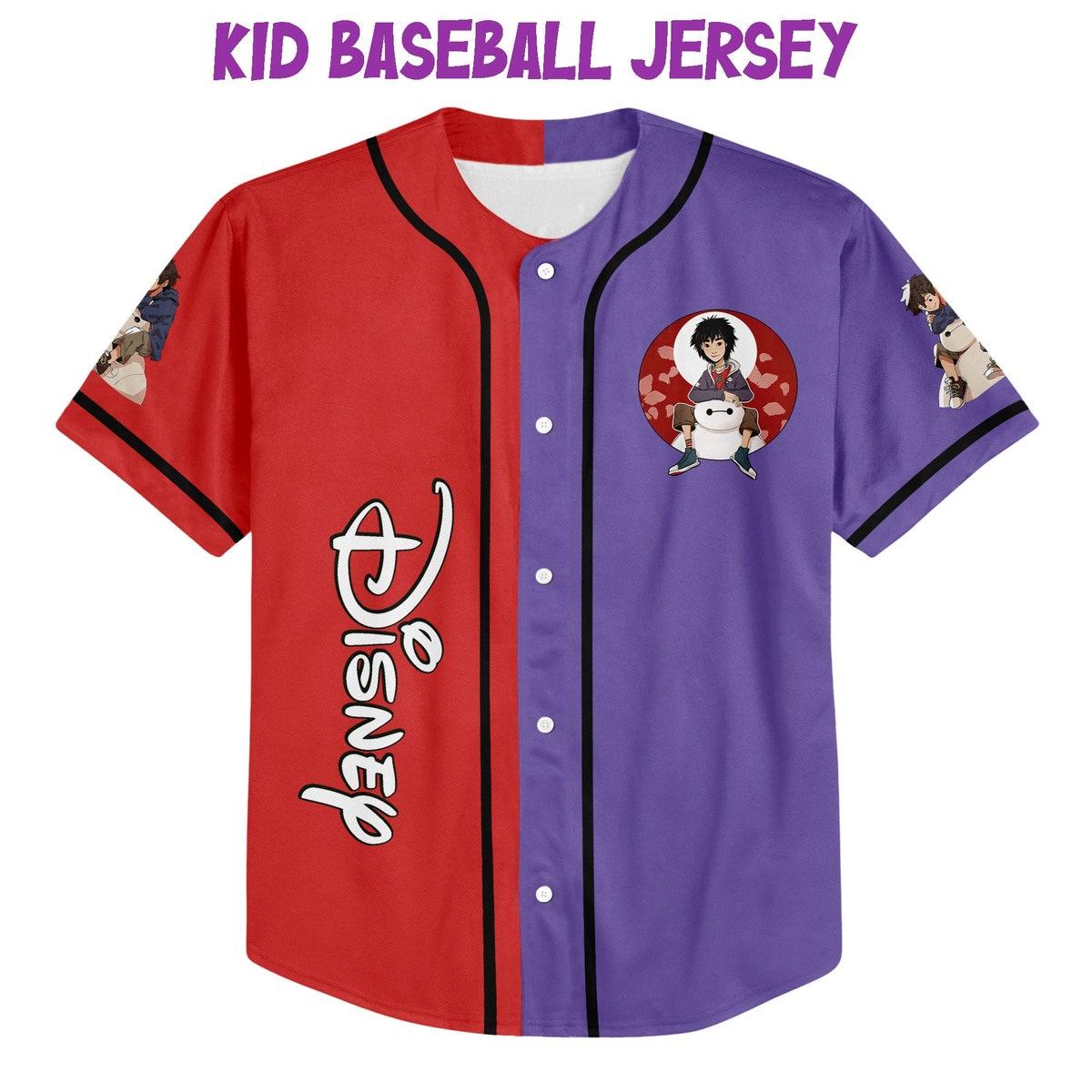 Mckenzieshoponline Disney Big Hero 6 Cute Baymax And Hiro Personalized Baseball Jersey For Fans - Image 3