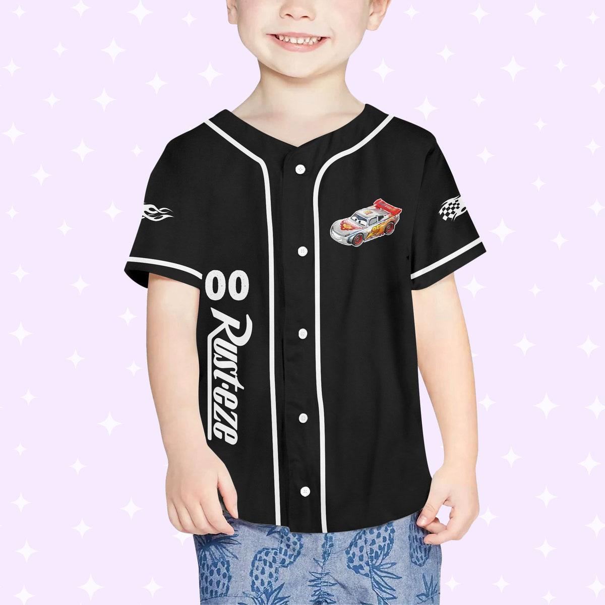 Mckenzieshoponline Disney Cars Lightning Mcqueen Awesome Personalized Baseball Jersey For Fans - Image 5