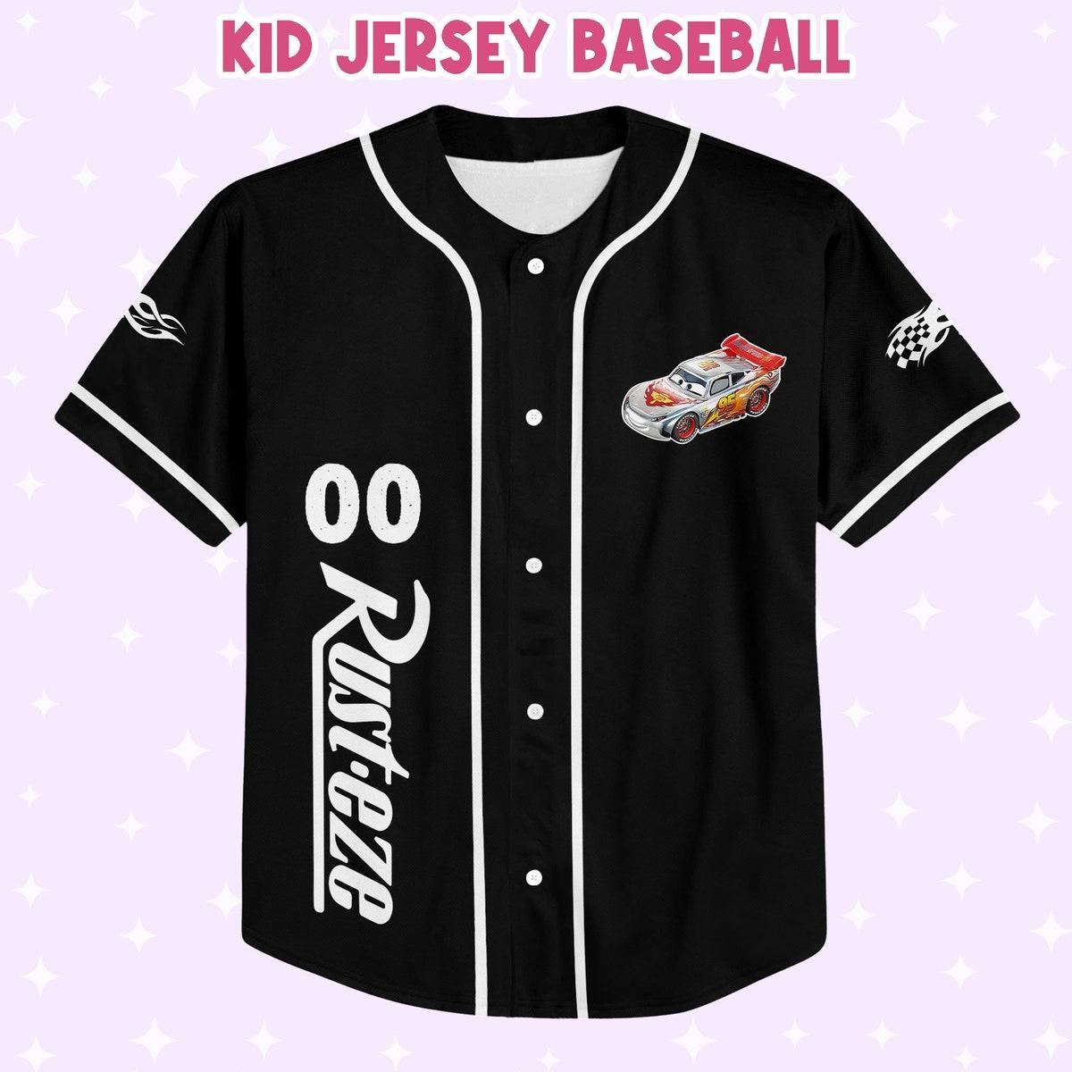 Mckenzieshoponline Disney Cars Lightning Mcqueen Awesome Personalized Baseball Jersey For Fans - Image 3