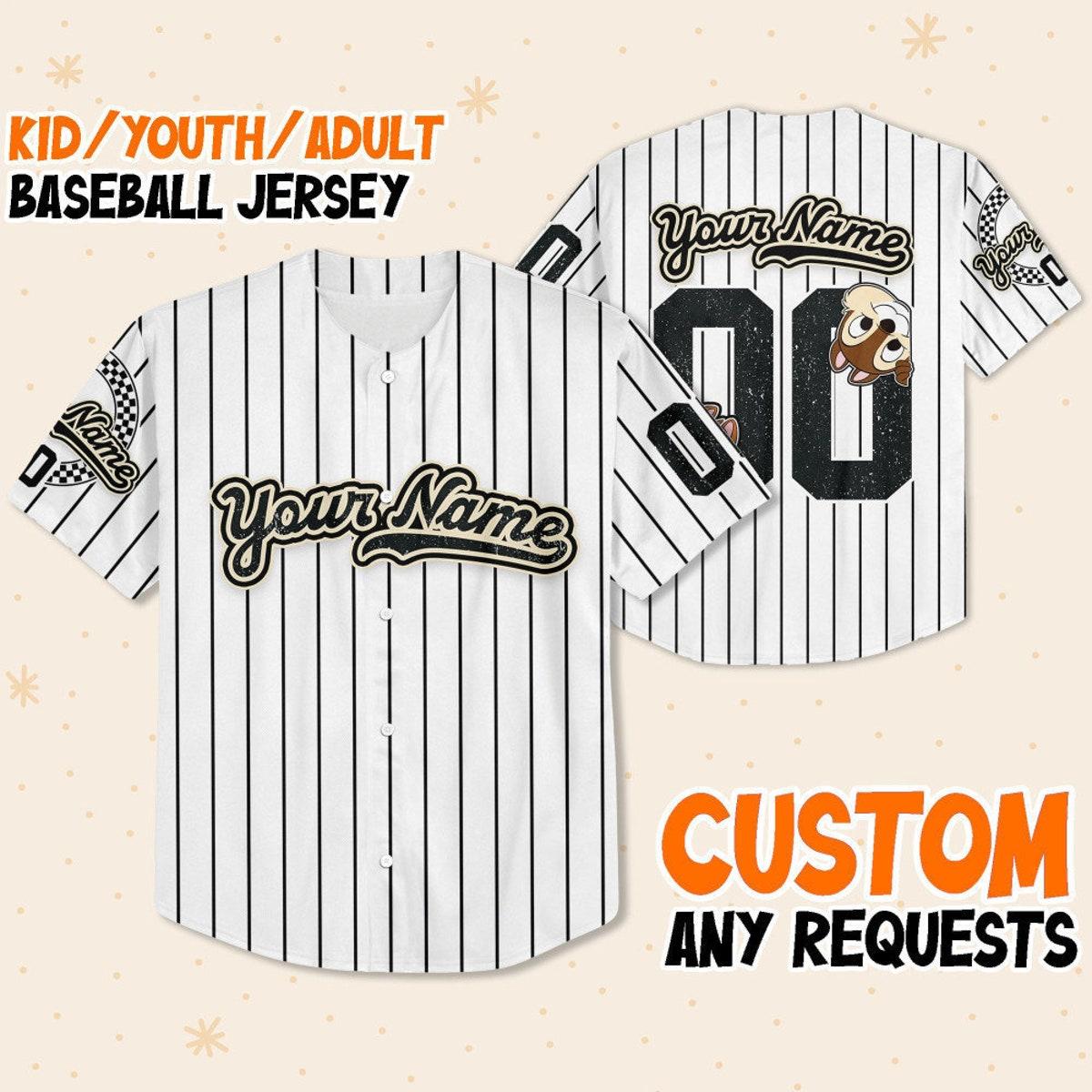 Mckenzieshoponline Disney Chip N Dale Double Trouble Personalized Baseball Jersey For Fans