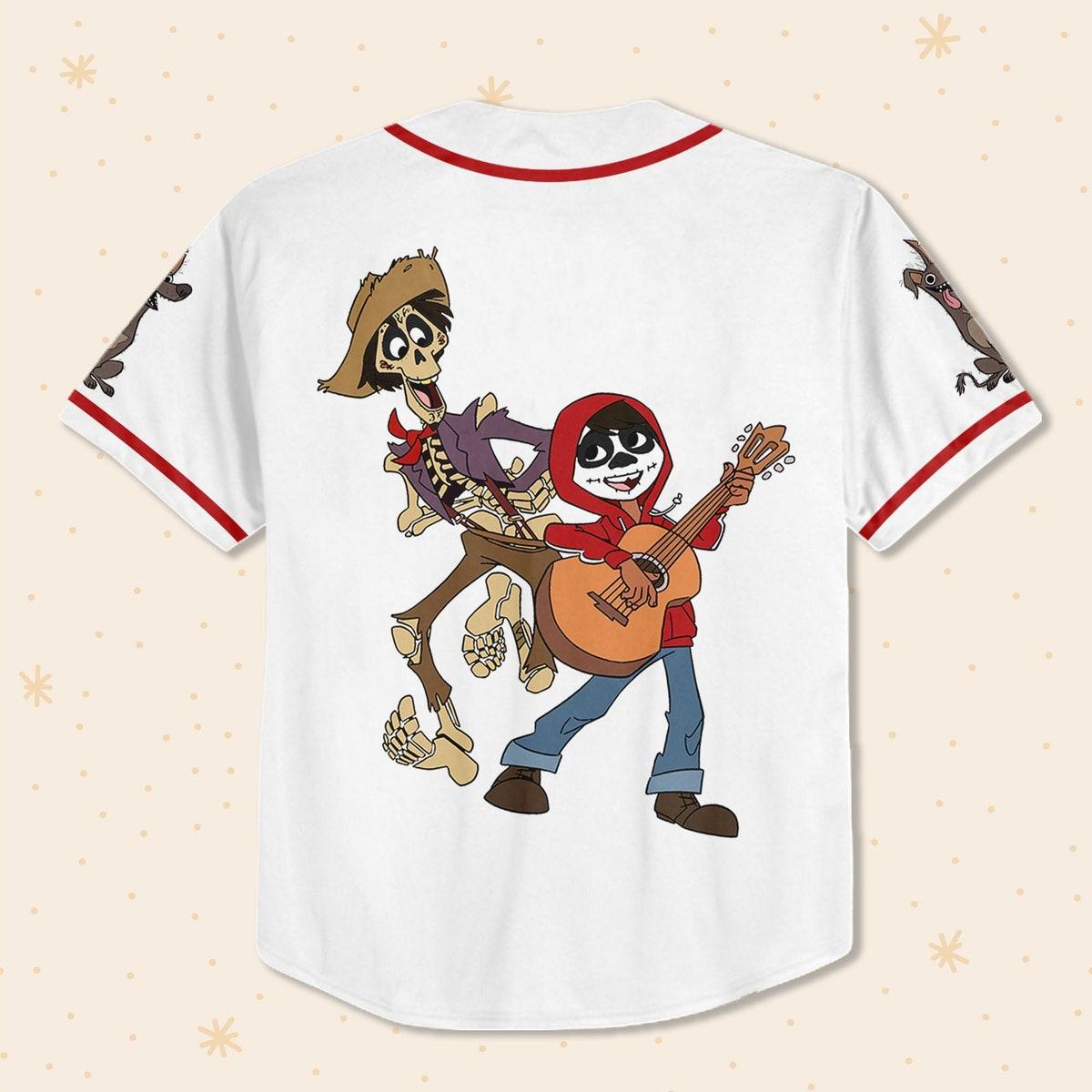 Mckenzieshoponline Disney Coco Simple Name Disney Personalized Baseball Jersey For Fans - Image 4