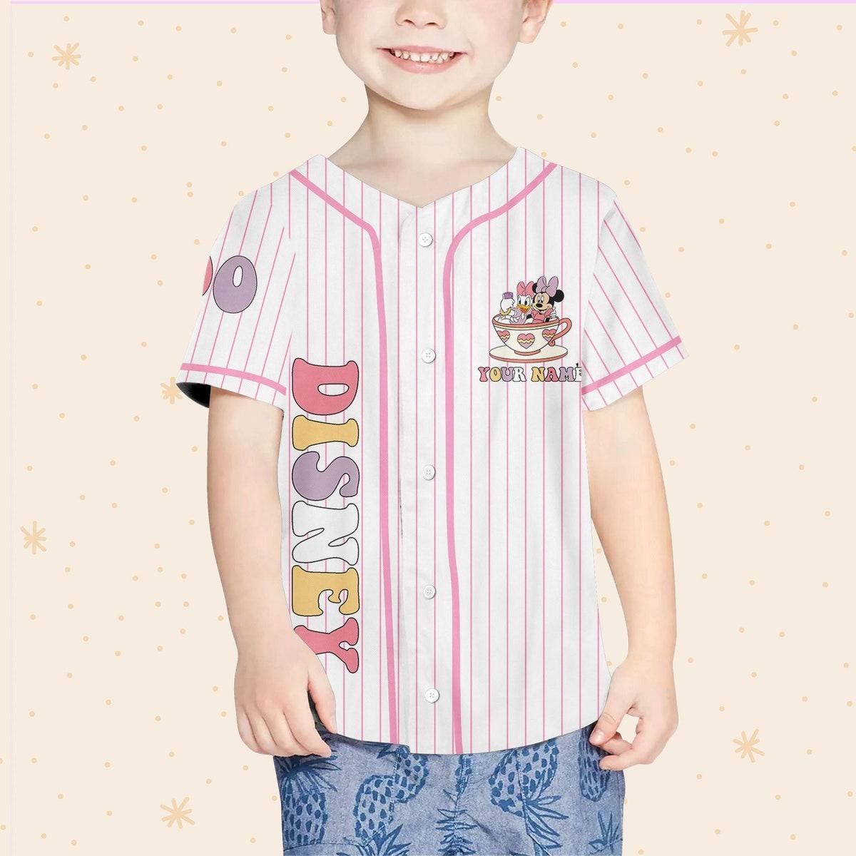 Mckenzieshoponline Disney Daisy And Minnie Girls Just Wanna Have Fun Personalized Baseball Jersey For Fans - Image 5