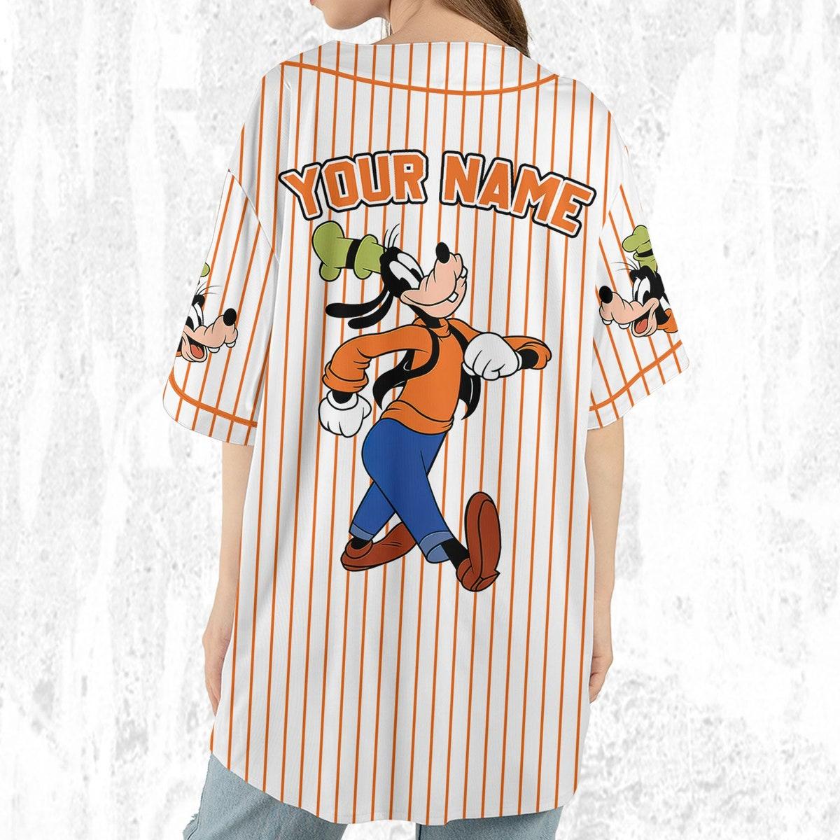 Mckenzieshoponline Disney Goofy Vintage Simple Birthday Personalized Baseball Jersey For Fans - Image 7