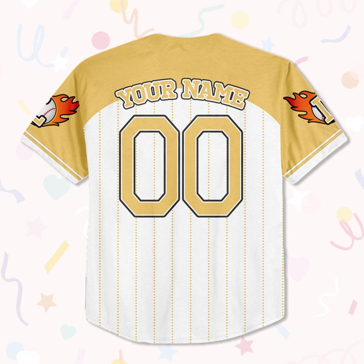Mckenzieshoponline Disney Luigi Yellow Disney Birthday Personalized Baseball Jersey For Fans - Image 4