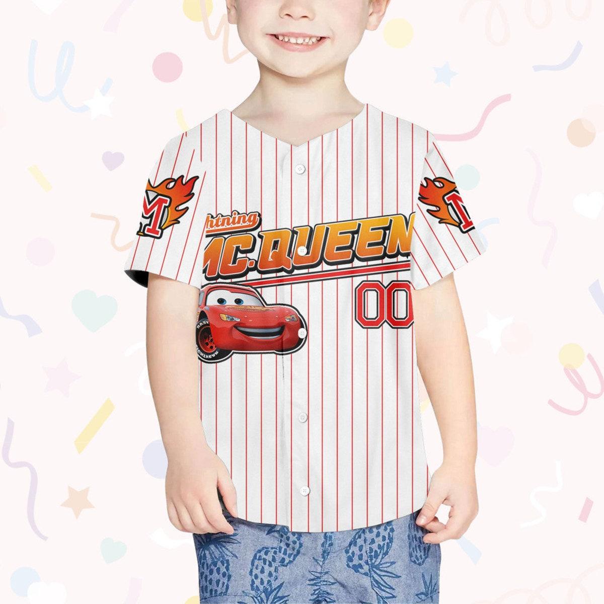 Mckenzieshoponline Disney Mc Queen Red Lightning Mcqueen Personalized Baseball Jersey For Fans - Image 5