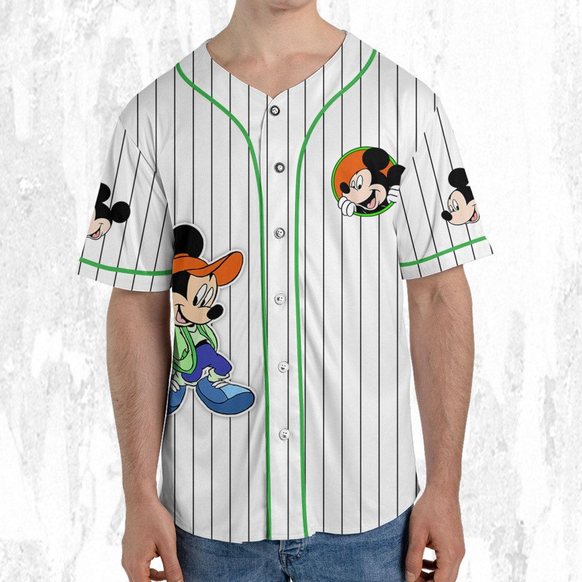 Mckenzieshoponline Disney Mickey Mouse Young White Personalized Baseball Jersey For Fans - Image 6
